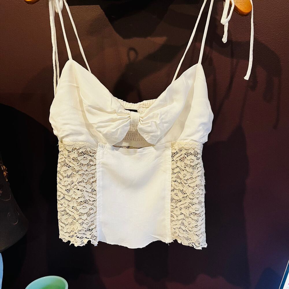 Urban Outfitter ruffle lace cami